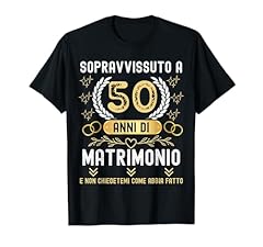 Maglietta anniversario matrimo usato  Spedito ovunque in Italia 