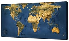 Acocifi map canvas for sale  Delivered anywhere in UK