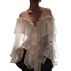 Ruffle blouse women for sale  Delivered anywhere in USA 