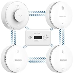 Wireless interlinked smoke for sale  Delivered anywhere in UK