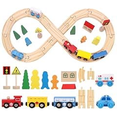Wooden train set for sale  Delivered anywhere in UK