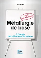 Métallurgie base simple usato  Spedito ovunque in Italia 