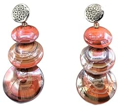 Earrings glass murano for sale  Delivered anywhere in UK