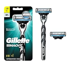 Gillette Mach3 Mens Razor with 1 Handle and 2 Razor for sale  Delivered anywhere in USA 
