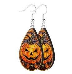 Halloween pumpkin earrings for sale  Delivered anywhere in UK