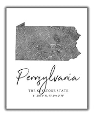 Pennsylvania state map for sale  Delivered anywhere in USA 