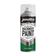 JENOLITE Machinery & Lawnmower Paint – Atco Green Aerosol, used for sale  Delivered anywhere in UK