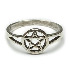 Drachensilber pentagramm ring gebraucht kaufen  Wird an jeden Ort in Deutschland