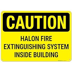 Osha caution halon for sale  Delivered anywhere in USA 