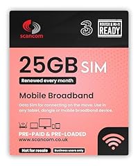 Three 25gb data for sale  Delivered anywhere in UK