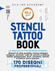Stencil tattoo book usato  Spedito ovunque in Italia 