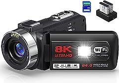 Videokamera 64mp camcorder gebraucht kaufen  Wird an jeden Ort in Deutschland