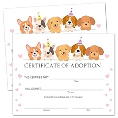 Pet certificate adoption for sale  Delivered anywhere in USA 