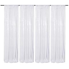 Tcbesto white sequin for sale  Delivered anywhere in USA 
