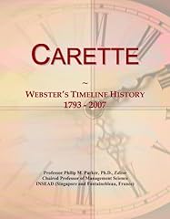 Carette webster timeline for sale  Delivered anywhere in UK