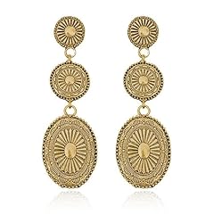 Gold western earrings for sale  Delivered anywhere in USA 