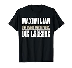 Vorname maximilian shirt gebraucht kaufen  Wird an jeden Ort in Deutschland