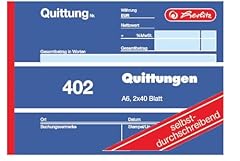 Herlitz quittungsblock 402 gebraucht kaufen  Wird an jeden Ort in Deutschland