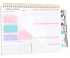 Weekly planner list for sale  Delivered anywhere in UK