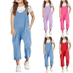 Girls jumpsuit adjustable for sale  Delivered anywhere in UK