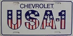 Usa chevy license for sale  Delivered anywhere in USA 