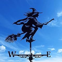 Witch metal weathervane for sale  Delivered anywhere in UK