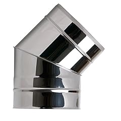 SHIELDMASTER 6" (150mm) 45 Degree Elbow Twin Wall Insulated for sale  Delivered anywhere in UK