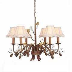 Rustic chandelier light for sale  Delivered anywhere in USA 