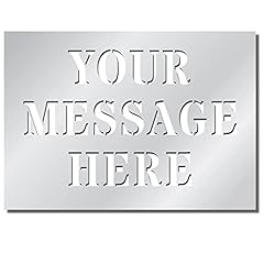 Custom stencil size for sale  Delivered anywhere in UK