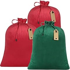 3pcs santa bags for sale  Delivered anywhere in UK