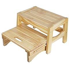 Used, LIUGENG Wooden Step Stool for Kids, 9.5 Inch Non-Slip for sale  Delivered anywhere in USA 