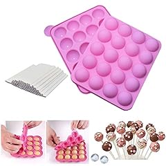 Cake Pop Moulds Silicone Lollipop Mould +120 Sticks for sale  Delivered anywhere in UK