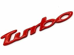 Turbo schriftzug rot gebraucht kaufen  Wird an jeden Ort in Deutschland