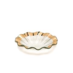 Annieglass ruffle bowl for sale  Delivered anywhere in USA 