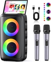 Karaoke con microfono usato  Spedito ovunque in Italia 
