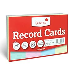Silvine carte record usato  Spedito ovunque in Italia 