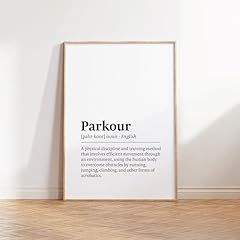 Parkour print poster for sale  Delivered anywhere in USA 