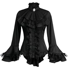 Gothic victorian blouse for sale  Delivered anywhere in USA 