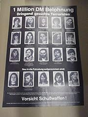 Lka raf fahndungsplakat gebraucht kaufen  Wird an jeden Ort in Deutschland