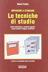 Imparare studiare. tecniche usato  Spedito ovunque in Italia 