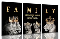 3pcs framed lion for sale  Delivered anywhere in USA 