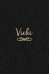 Vicki personalized journal for sale  Delivered anywhere in UK
