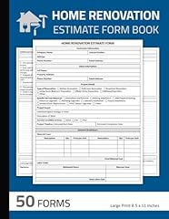 Home renovation estimate for sale  Delivered anywhere in USA 