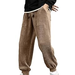 Men corduroy jogger for sale  Delivered anywhere in UK