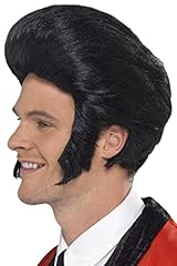 Black quiff wig for sale  Delivered anywhere in UK