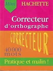 Correcteur orthographe hachett d'occasion  Livré partout en France