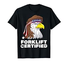 Forklift certified shirt for sale  Delivered anywhere in USA 