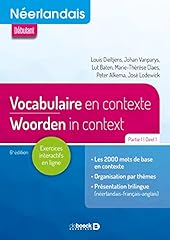 Néerlandais vocabulaire conte d'occasion  Livré partout en Belgiqu