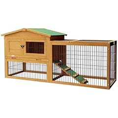 Pawhut rabbit hutch for sale  Delivered anywhere in USA 