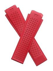 Watchstrapworld red silicone for sale  Delivered anywhere in Canada